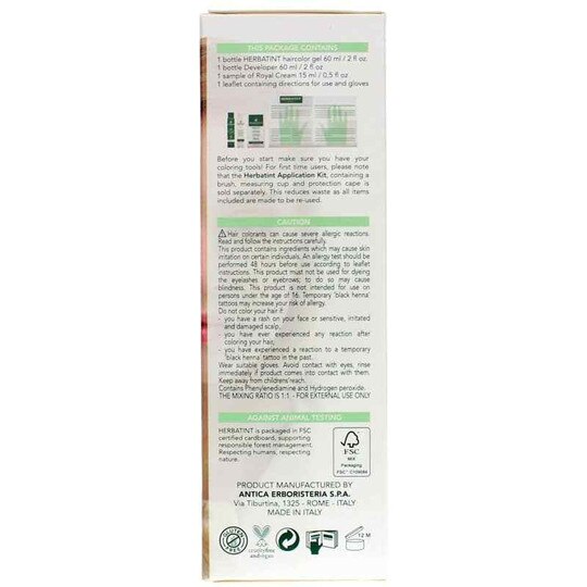 Permanent Hair Color Gel, HBT